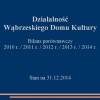 Działalność WDK '10-14